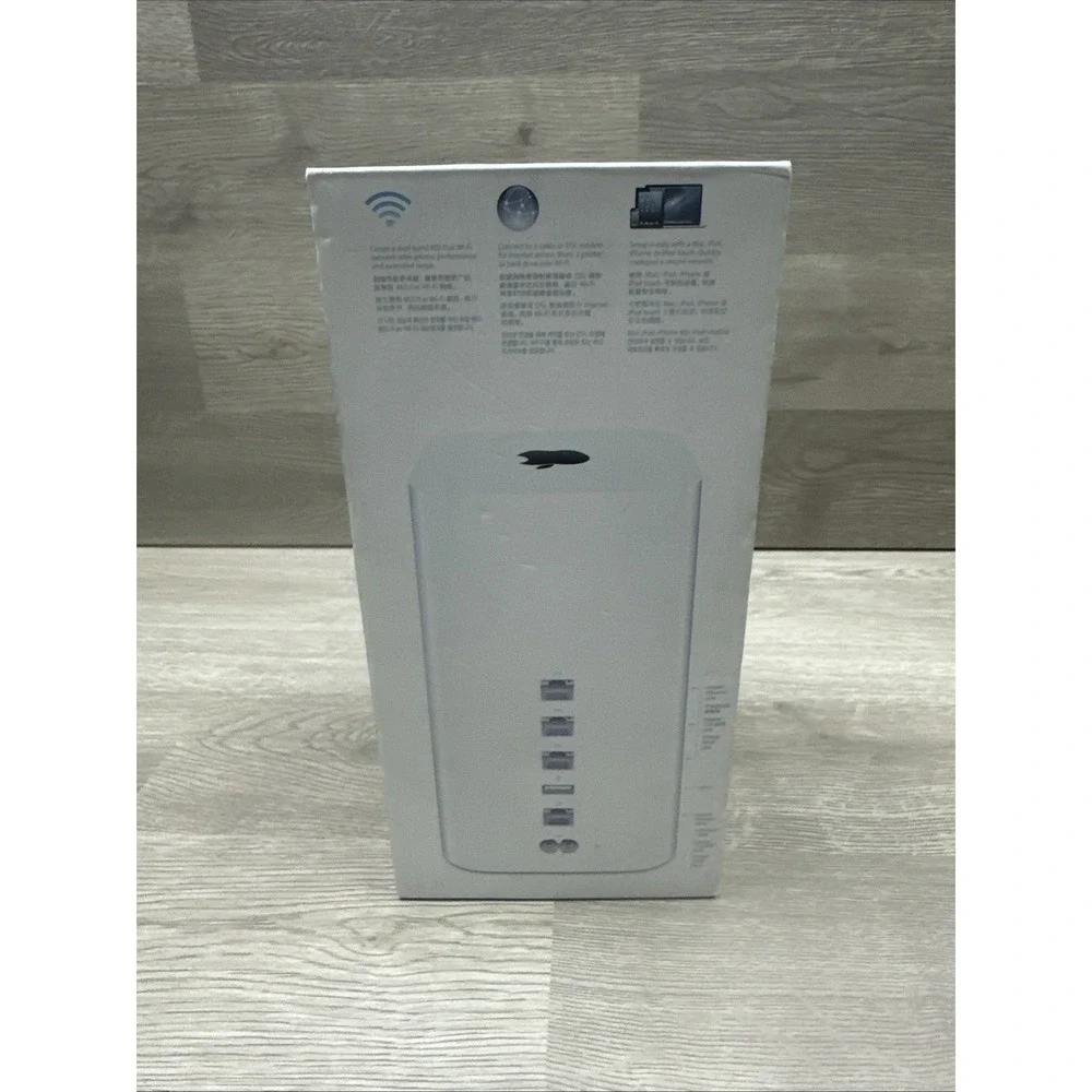 Apple AirPort Extreme Base Station‎ Only 802.11AC MEG918ZP/A Easy Set Up 6th Gen